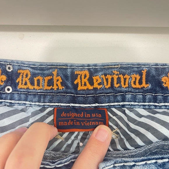 Rock Revival Distressed Denim Jeans - Picture 7 of 12